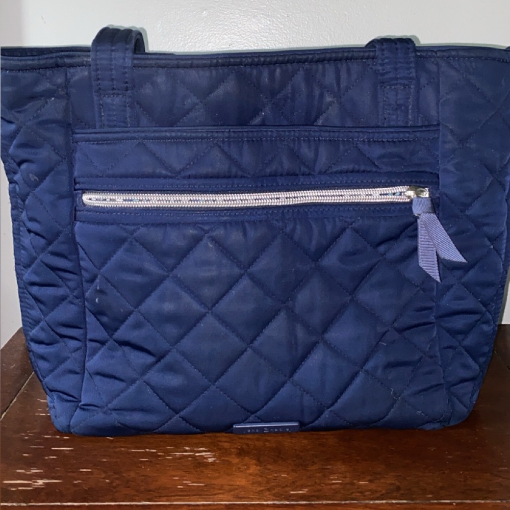 Vera Bradley Blue Quilted Tote Bag